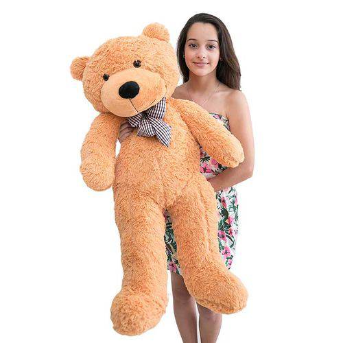 Tamanhos, Medidas e Dimensões do produto Urso de Pelúcia Cacau Mel 120cm