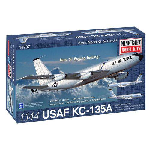 Tamanhos, Medidas e Dimensões do produto USAF Boeing KC-135A Stratotanker - 1/144 - Minicraft 14707