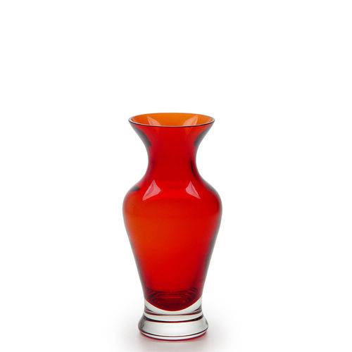 Tamanhos, Medidas e Dimensões do produto Vaso 76 Vermelho - Murano - Cristais Cadoro