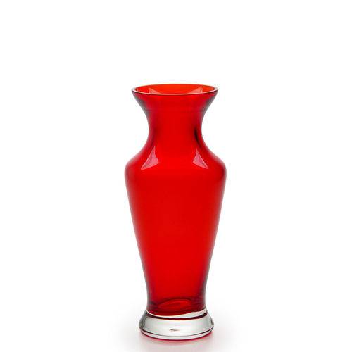 Tamanhos, Medidas e Dimensões do produto Vaso 77 Vermelho - Murano - Cristais Cadoro