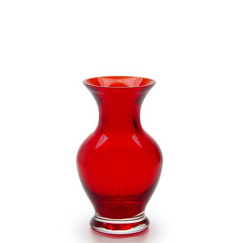 Tamanhos, Medidas e Dimensões do produto Vaso 78 Vermelho - Murano - Cristais Cadoro