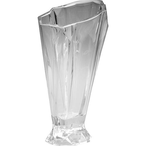 Tamanhos, Medidas e Dimensões do produto Vaso Angle Cristal Bohemia Transparente 35cm - Rojemac