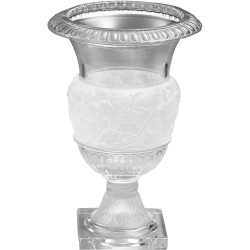 Tamanhos, Medidas e Dimensões do produto Vaso Antique Cristal Bohemia Transparente 30,5cm - Rojemac