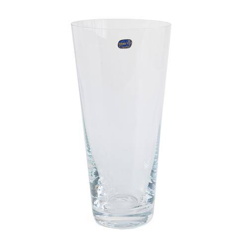 Tamanhos, Medidas e Dimensões do produto Vaso Cônico Bohemia Cristal Transparente Ø13,8cm 290ml