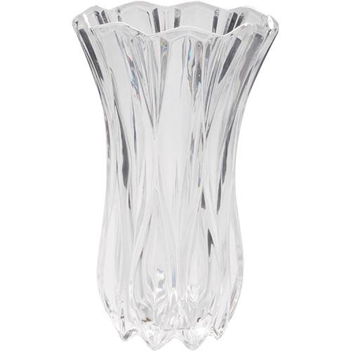 Tamanhos, Medidas e Dimensões do produto Vaso de Cristal Louise Wolff Transparente 31cm - Rojemac