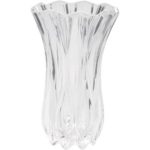Tamanhos, Medidas e Dimensões do produto Vaso de Cristal Louise Wolff Transparente 26cm - Rojemac