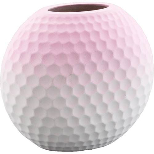 Tamanhos, Medidas e Dimensões do produto Vaso de Madeira Globe Rosa 17x10x15cm - Prestige