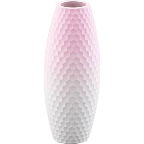 Tamanhos, Medidas e Dimensões do produto Vaso de Madeira Slin Rosa 10x10x25cm - Prestige