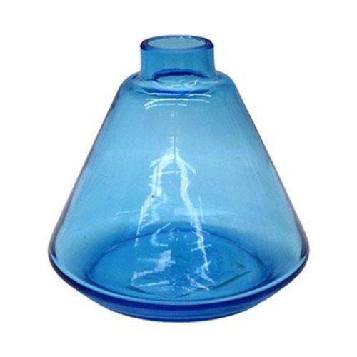 Tamanhos, Medidas e Dimensões do produto Vaso de Vidro Moon Azul para Narguile