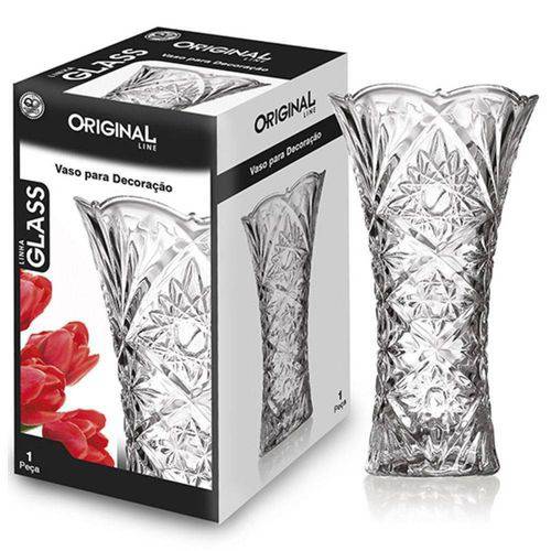 Tamanhos, Medidas e Dimensões do produto Vaso de Vidro para Decoração Linha Glass