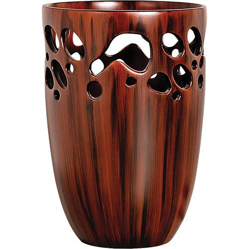 Tamanhos, Medidas e Dimensões do produto Vaso Decorativo 1 Organic 2664 Ana Maria Madeira - (29x21x21cm)