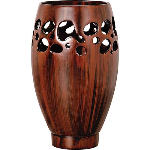 Tamanhos, Medidas e Dimensões do produto Vaso Decorativo 4 Organic 2663 Ana Maria Madeira - (29x17x17cm)