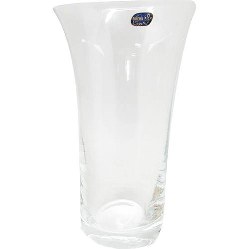 Tamanhos, Medidas e Dimensões do produto Vaso Decorativo Abaulado Bohemia Transparente 26x15,5x15,5cm