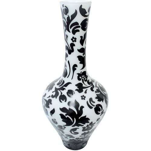 Tamanhos, Medidas e Dimensões do produto Vaso Decorativo Alto Relevo Bon Goumert Incolor - (53,5x20x23,2cm)