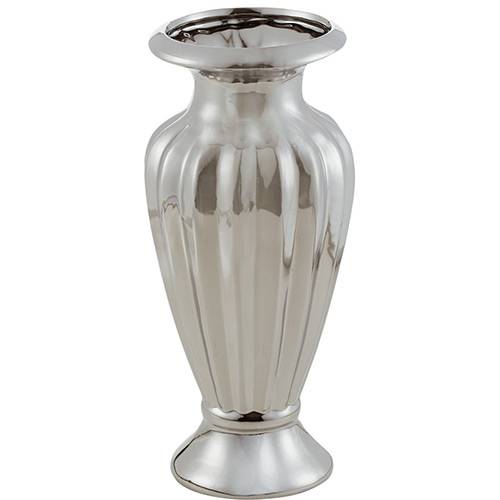 Tamanhos, Medidas e Dimensões do produto Vaso Decorativo Cerâmica Prestige Branco - 12x28x10cm