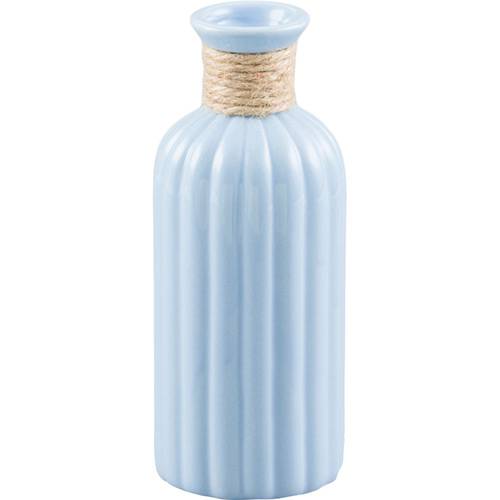 Tamanhos, Medidas e Dimensões do produto Vaso Decorativo Cerâmica/Vidro Índia Prestige Azul Claro - 11x11x15cm