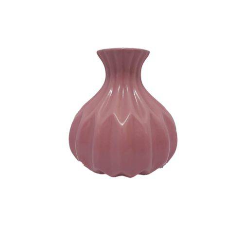 Tamanhos, Medidas e Dimensões do produto Vaso Decorativo de Cerâmica Rosa