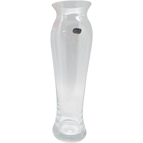 Tamanhos, Medidas e Dimensões do produto Vaso Decorativo Longo Bohemia Transparente 34,7x11x11cm