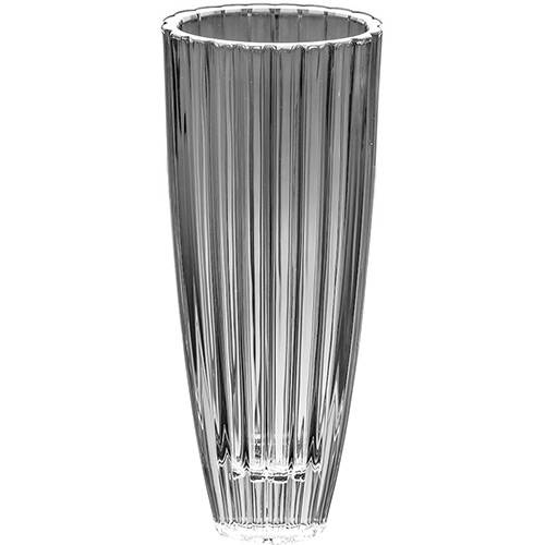 Tamanhos, Medidas e Dimensões do produto Vaso Decorativo Rojemac Oval Cristal Bohemia Transparente 35x10,3x14,5cm
