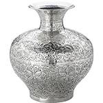 Tamanhos, Medidas e Dimensões do produto Vaso Mosaico Antique de Alumínio Prestige Cinza 38x38x44cm - Rojemac