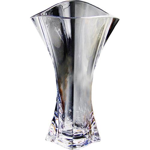Tamanhos, Medidas e Dimensões do produto Vaso Orbit Cristal Bohemia Transparente 31,5cm - Rojemac
