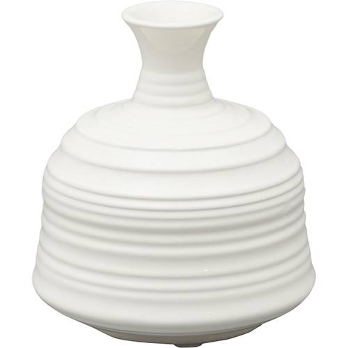 Tamanhos, Medidas e Dimensões do produto Vaso Ornamental de Cerâmica Bell Branco - Prestige