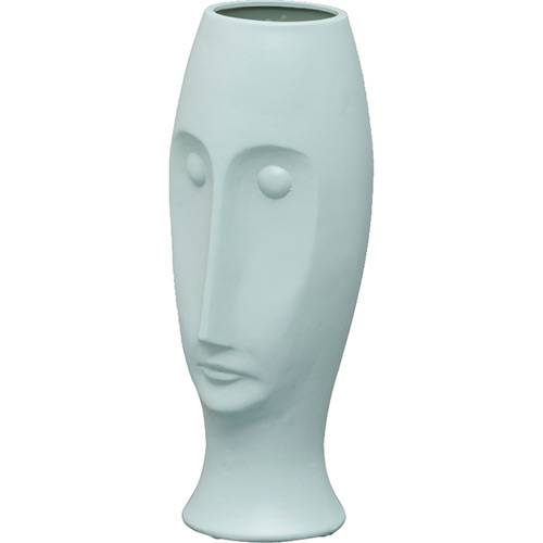 Tamanhos, Medidas e Dimensões do produto Vaso Ornamental de Cerâmica Face Verde 30,5cm - Prestige