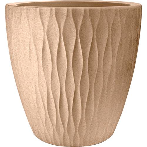 Tamanhos, Medidas e Dimensões do produto Vaso Plástico Infinity Redondo 50 Areia - Nutriplan