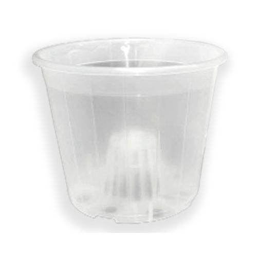 Tamanhos, Medidas e Dimensões do produto Vaso Pote Orquideas Transparente Plastico N° 15 - Jardino Garden - JG15T