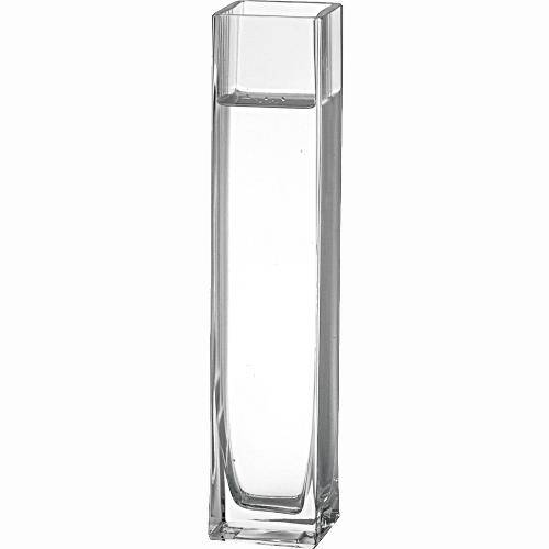 Tamanhos, Medidas e Dimensões do produto Vaso Quadrado Transparente 29cm - N/a