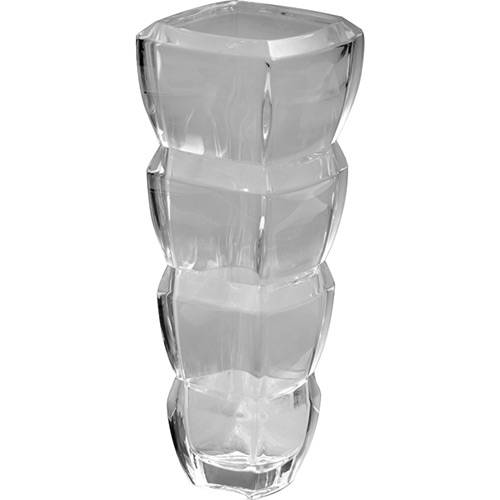 Tamanhos, Medidas e Dimensões do produto Vaso Segment Cristal Bohemia Transparente 34cm - Rojemac