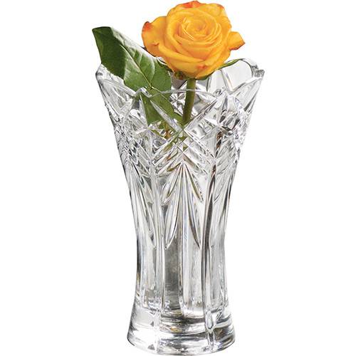 Tamanhos, Medidas e Dimensões do produto Vaso Taurus Acinturado Cristal Bohemia Transparente 25cm - Rojemac
