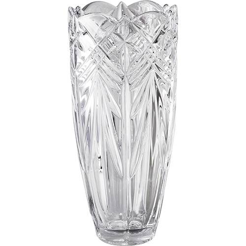 Tamanhos, Medidas e Dimensões do produto Vaso Taurus Bojudo Cristal Bohemia Transparente 30cm - Rojemac