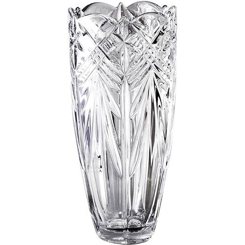 Tamanhos, Medidas e Dimensões do produto Vaso Taurus Bojudo Cristal Bohemia Transparente 25cm - Rojemac