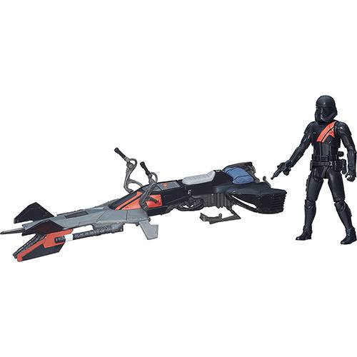 Tamanhos, Medidas e Dimensões do produto Veículo Classe I Star Wars EP VII Elite Speeder Bike - Hasbro