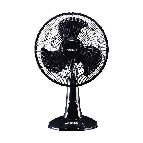 Tamanhos, Medidas e Dimensões do produto Ventilador de Mesa 30 CM Notos - Branco e Azul - 127V - Preto