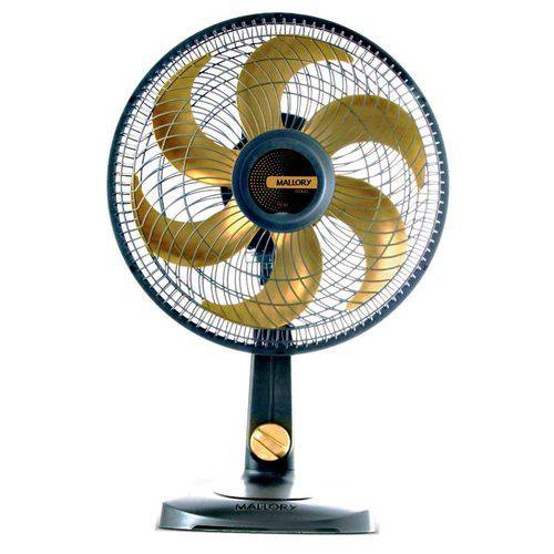 Tamanhos, Medidas e Dimensões do produto Ventilador de Mesa Mallory TS30 Gold, Preto/Dourado, 30cm, 6 Pás, 3 Velocidades, 220V