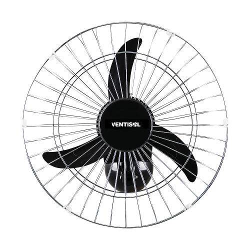 Tamanhos, Medidas e Dimensões do produto Ventilador de Parede 50cm Bivolt 200W Cor Cromado Ventisol