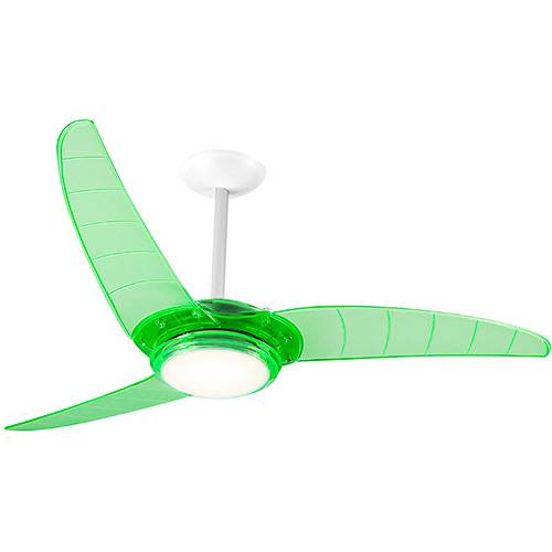 Tamanhos, Medidas e Dimensões do produto Ventilador de Teto Spirit Wind 303 Exaustão e Ventilação Verde Neon