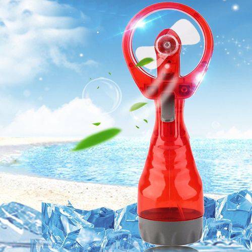 Tamanhos, Medidas e Dimensões do produto Ventilador Portátil Borrifador Umidificador Spray Vermelho CBRN05147