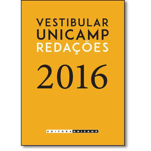 Tamanhos, Medidas e Dimensões do produto Vestibular Unicamp: Redacoes 2016