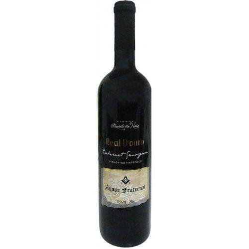 Tamanhos, Medidas e Dimensões do produto Vinho Tinto Seco Cabernet Sauvignon 750ml (Ágape Fraternal) - Real D'Ouro