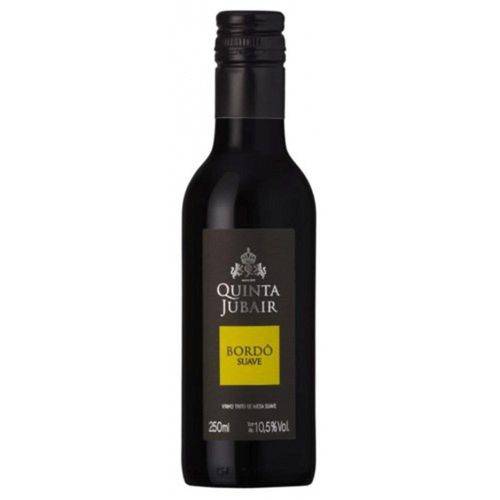 Tamanhos, Medidas e Dimensões do produto Vinho Tinto Suave Bordô 250ml - Quinta Jubair