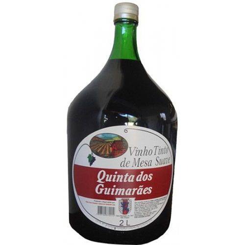 Tamanhos, Medidas e Dimensões do produto Vinho Tinto Suave Izabel/Bordô 2 L - Quinta dos Guimarães
