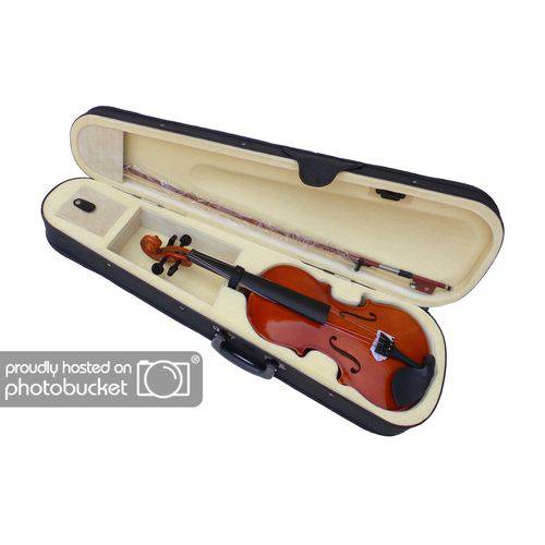 Tamanhos, Medidas e Dimensões do produto Violino 4/4 Jahnke Estudante Natural Arco Breu Estojo R0600