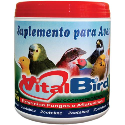 Tamanhos, Medidas e Dimensões do produto Vital Bird C/ Coccidiostático 300g - Zootekna