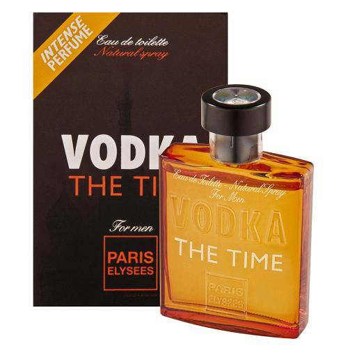 Tamanhos, Medidas e Dimensões do produto Vodka The Time Eau de Toilette Paris Elysees - Perfume Masculino 100ml