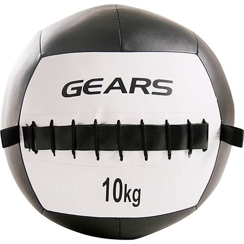 Tamanhos, Medidas e Dimensões do produto Wall Ball Preto e Branco 10 Kg - Gears