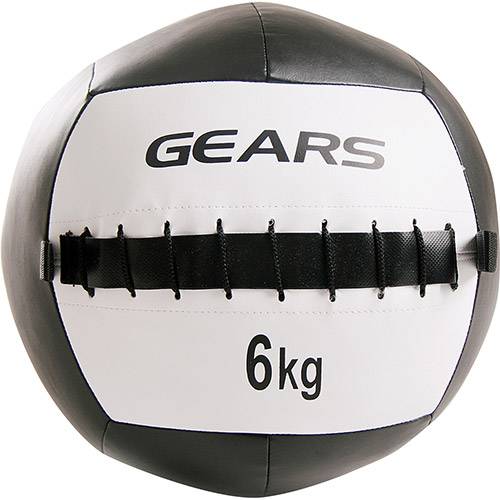 Tamanhos, Medidas e Dimensões do produto Wall Ball Preto e Branco 6 Kg - Gears