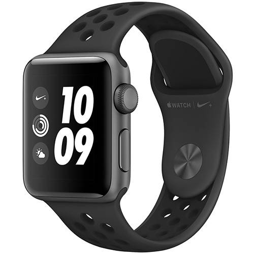 Tamanhos, Medidas e Dimensões do produto Apple Watch Nike+ GPS com Pulseira Esportiva Cinza - 42 Mm